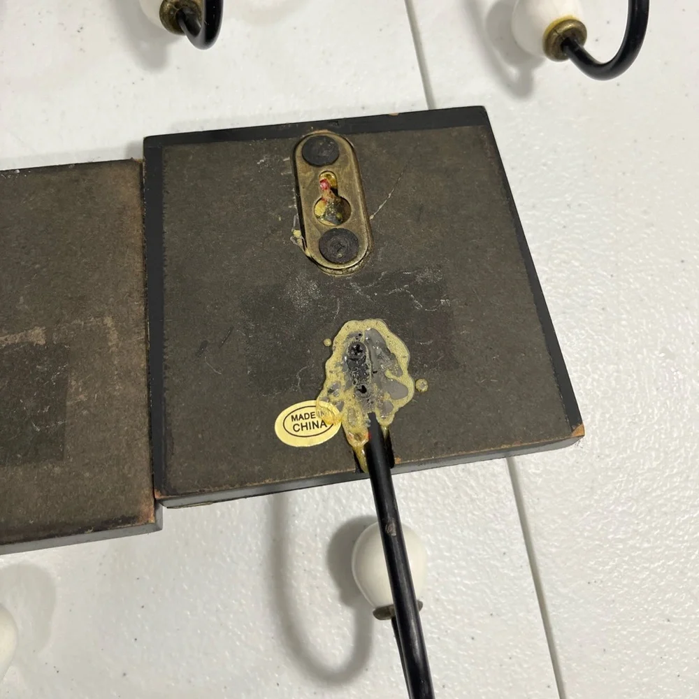 VINTAGE COFFEE THEMED WALL HOOKS